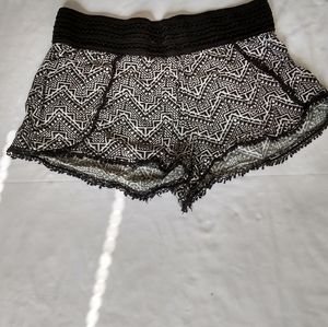 Boho tribal print shorts